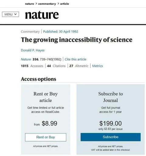 The Growing Inaccessibility of Science