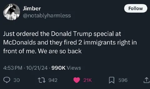 Donald Trump McDonald's Special