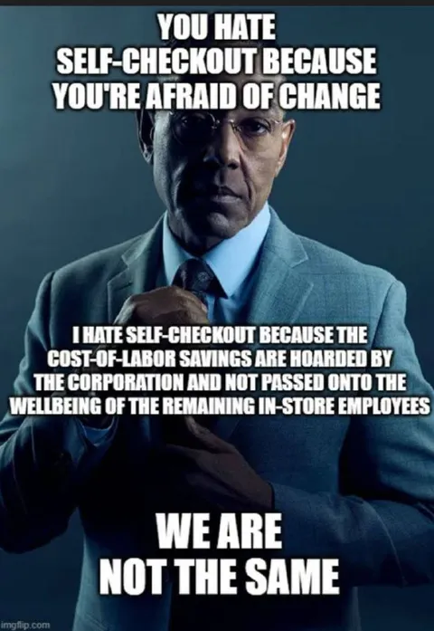 Self-Checkout We Are Not the Same