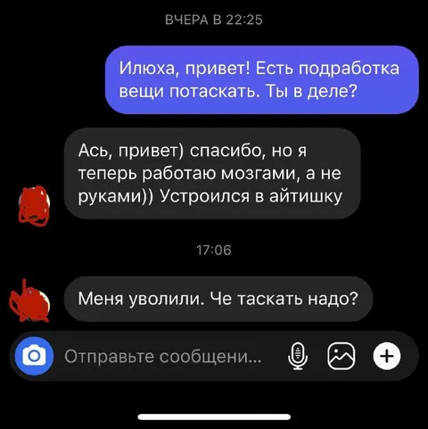 Работаю мозгами, а не руками