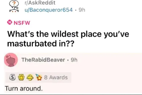Turn Around Reddit Reply