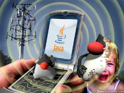 Java Phone Makes Child Cry
