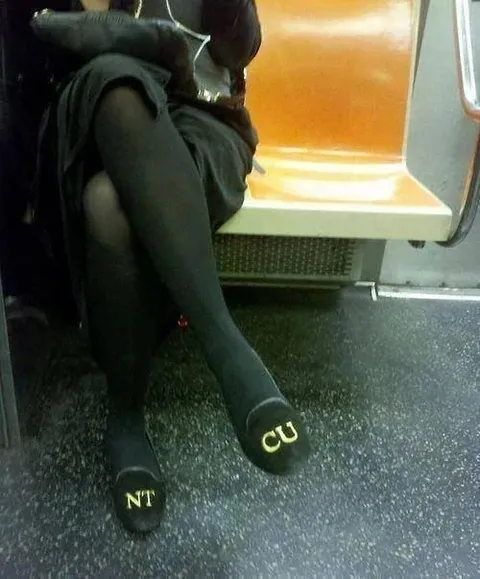 Crossed Legs Spell Cunt