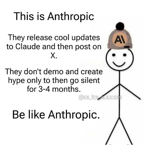Be Like Anthropic Meme