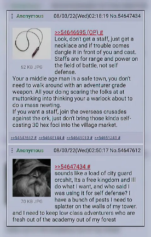 Wizard Defends His Forest