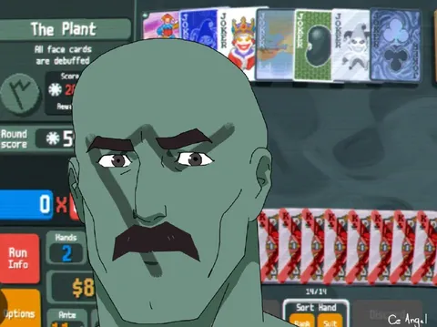 The Plant Debuffs Face Cards