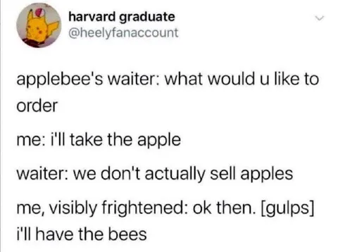 Applebee's Apple and Bees