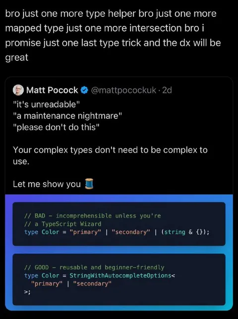 Just One More Type Trick