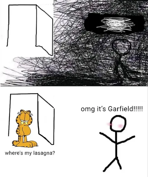Omg It’s Garfield Reaction