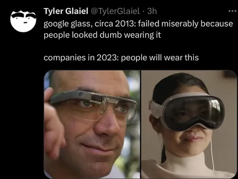 Google Glass vs Vision Pro