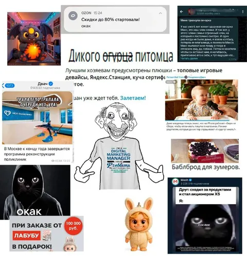 Окак и дикие питомцы