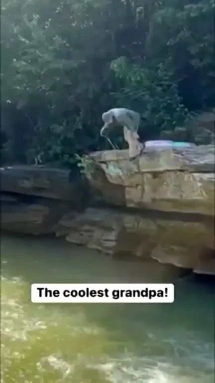 The Coolest Grandpa Dives