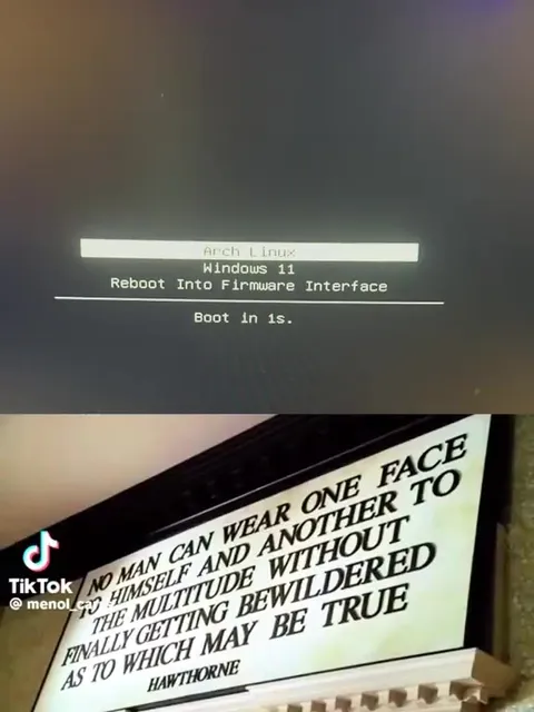Arch Linux Quote Reboot