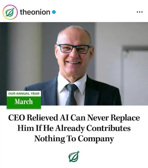 CEO Relieved AI Can't Replace Him