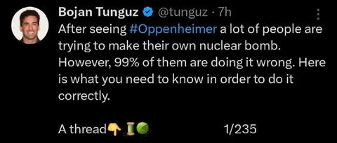 Making a Nuclear Bomb Wrong