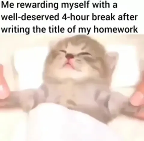 Four-Hour Homework Break