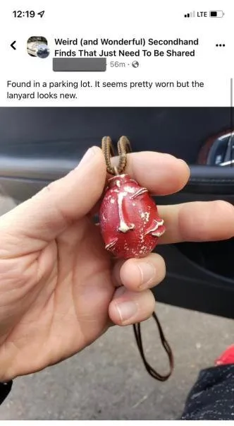 Worn Pendant, New Lanyard