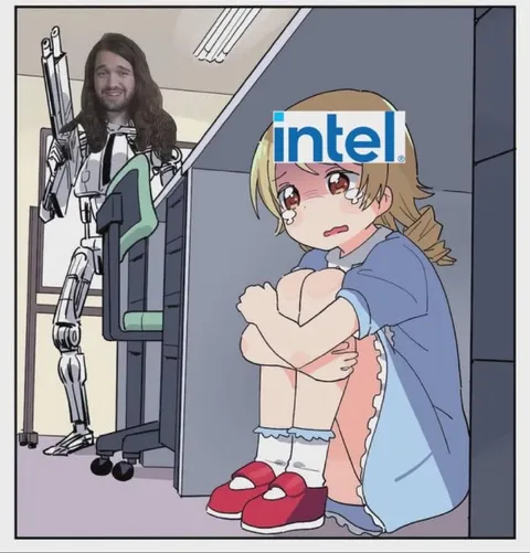 Intel Girl Crying