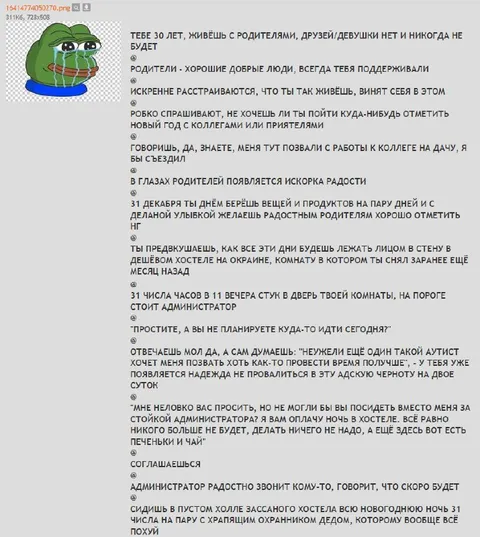 Новогодняя ночь в хостеле