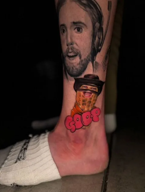 Surreal Portrait and Goop Tattoo
