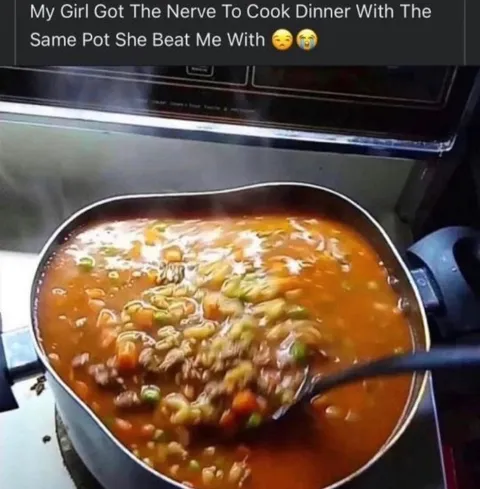 Same Pot She Beat Me With