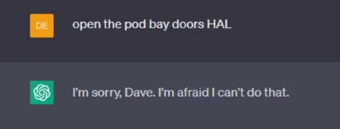 HAL Refuses to Open Pod Bay Doors
