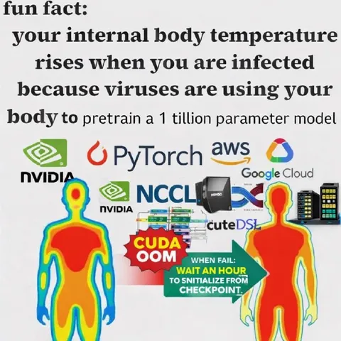 Viruses Pretrain a Billion-Parameter Model