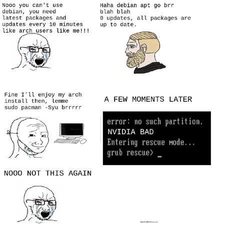 Arch User Gets Grub Rescued