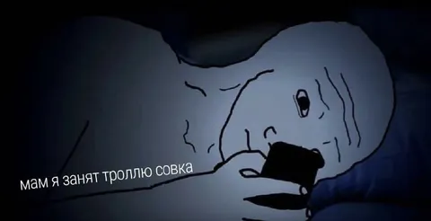 Мам, я занят — троллю совка