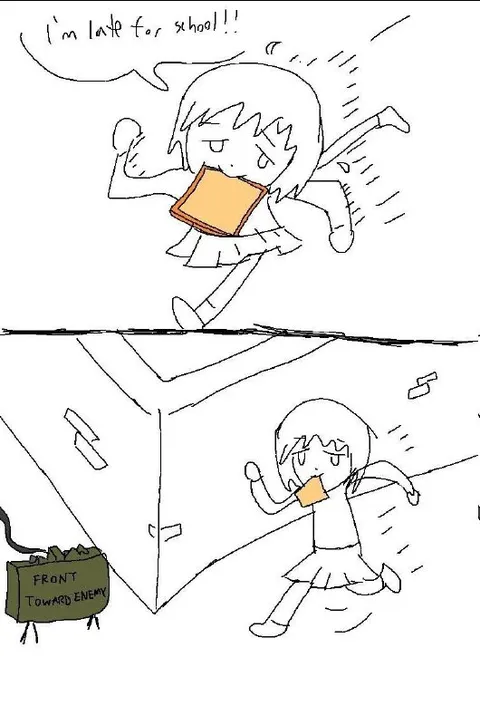 Late for School with Toast