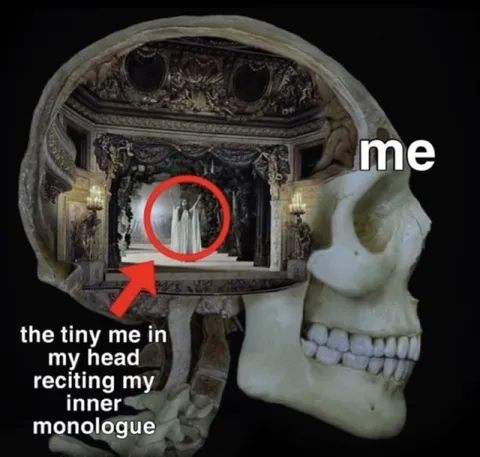Tiny Me Reciting My Inner Monologue