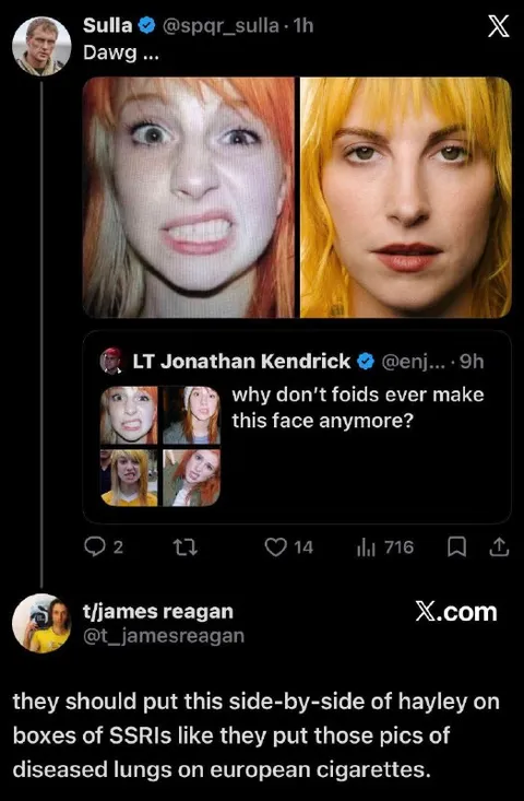 Hayley Williams SSRI Box Photos
