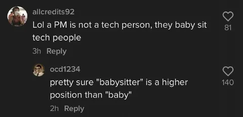 PM Babysits Tech People