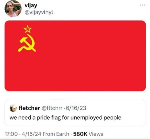 Pride Flag for Unemployed People