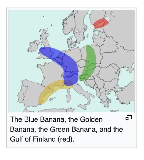 European Banana Corridors Map