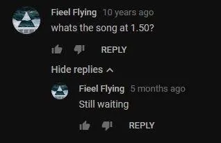Still Waiting for the Song