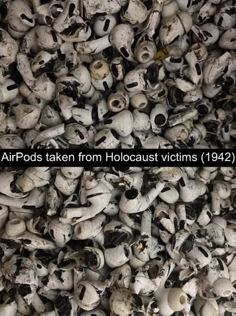 AirPods from Holocaust Victims