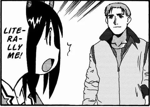 Literally Me Manga Panel