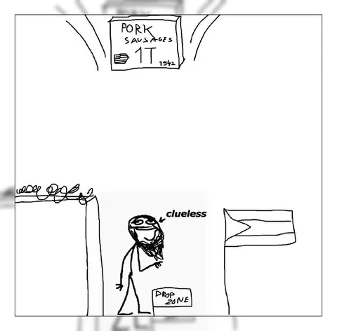 Clueless at the Drop Zone