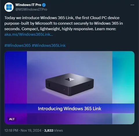 Microsoft Discovers Thin Clients
