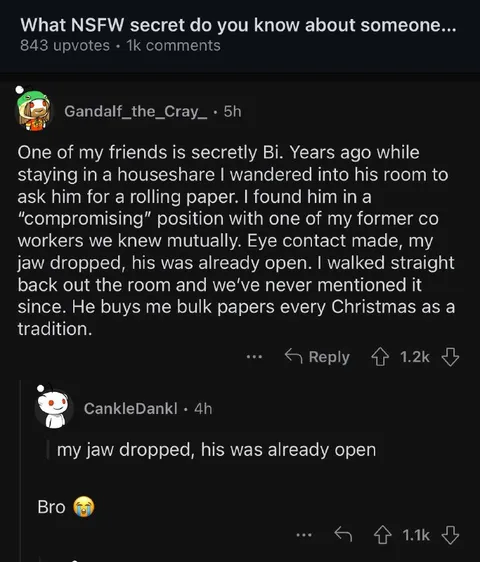 My Jaw Dropped, His Was Already Open