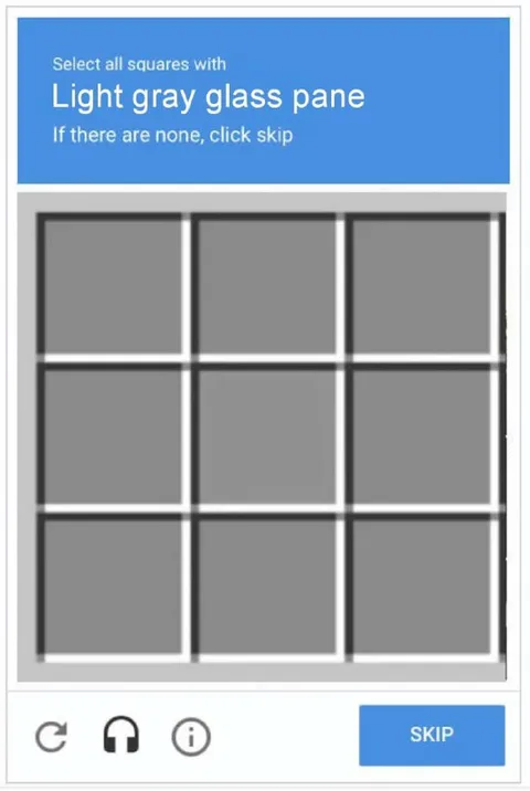 Select All Light Gray Glass Panes