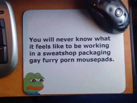 Sweatshop Furry Mousepads