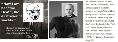Oppenheimer Has Blood on His Hands