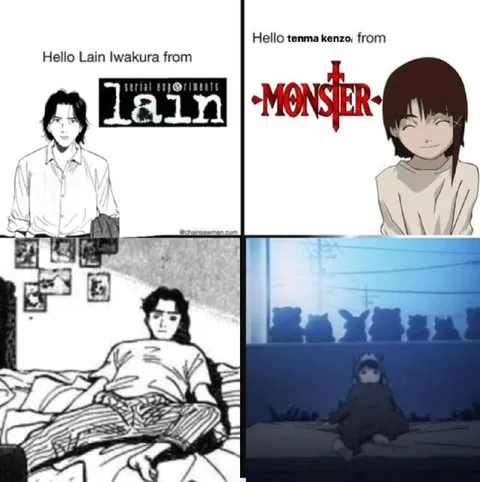 Hello Lain and Tenma