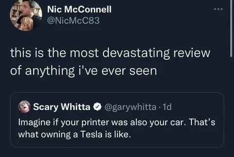 Most Devastating Tesla Review