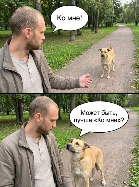 Ко мне или ко мне?
