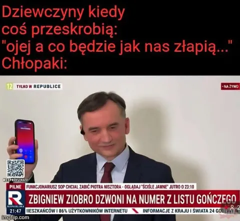 Chłopaki dzwonią na numer z listu gończego