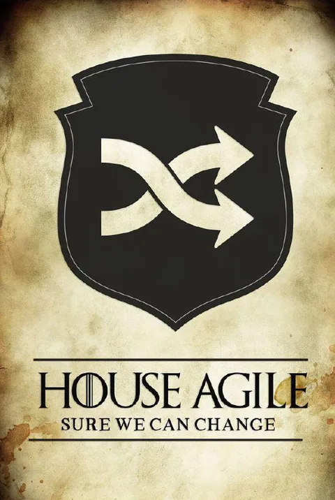 House Agile Change Poster