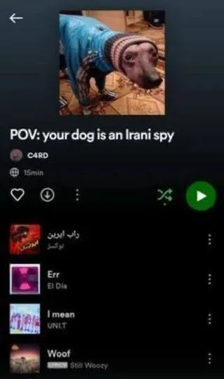 Your Dog Is an Irani Spy
